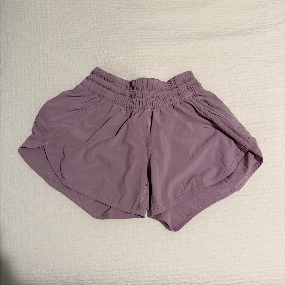 lululemon athletica Track that High Rise Shorts | Purple | 3” | Size 4